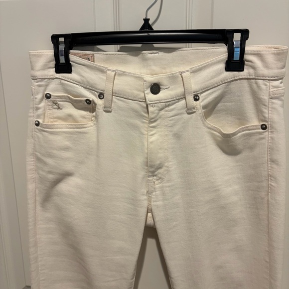 Ralph Lauren Polo Cream High-Rise Skinny Jeans - Picture 2 of 7